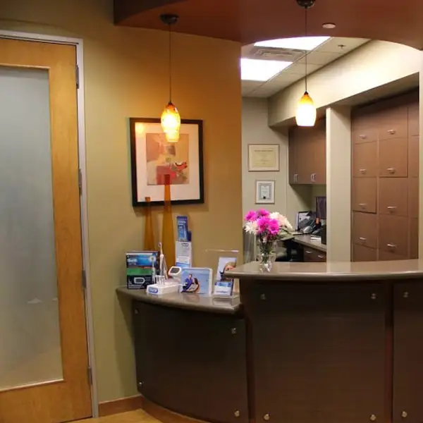 Reception area at Jerome Riddle DDS 